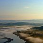 A foggy morning on the Kent Estuary