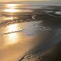 Sunset over the Silverdale sands