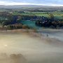 Melling with fog in the valley