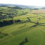 Melling village on the left looking south down the Lune valley