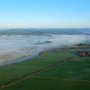 Early morning fog on the river